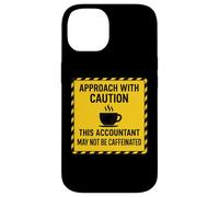 Attenzione questo contabile potrebbe non essere amante del caffè con caffeina Custodia per iPhone 14