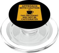 Attenzione Questo meccanico potrebbe non essere un amante del caffè con caffeina PopSockets PopGrip per MagSafe