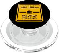 Attenzione Questo Medico Potrebbe Non Essere Caffeinated Coffee Lover Fun PopSockets PopGrip per MagSafe