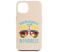 Attenzione ragazze viaggio progresso occhiali da sole vacanze estive donne Custodia per iPhone 13