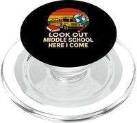 Attenzione: ragazzi fantastici della scuola media che tornano allo scuolabus PopSockets PopGrip per MagSafe