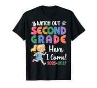Attenzione Seconda elementare Here I Come First Day of School Fun Maglietta
