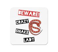 Attenzione Signora Serpente Pazza Magnete Da Frigo - Divertente