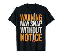 Attenzione Snap No Notice Menopausa Hot Flash Maglietta