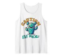 Attenzione Sono Prickly, Humorous Prickly Pear Cactus Canotta