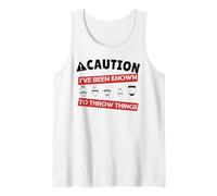 ATTENZIONE Sono Stato CONOSCIUTO per LANCIARE Cose Pottery Meme Canotta