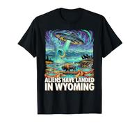Atterraggio UFO nel Wyoming Wild West Maglietta