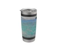 Attersee di Gustav Klimt (1900) Bicchiere termico in acciaio inox doppia parete