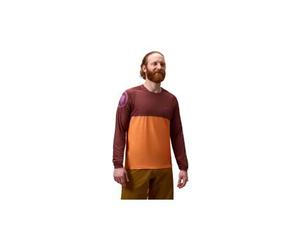 Attesa immagine maglia a maniche lunghe endura core printed orange uomo