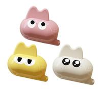 Atthatmmt Cartoon Head Spazzolino Organizzatore Portatile Antipolvere Spazzolino Clip di Immagazzinaggio per la Casa Copertura Testa Viaggio