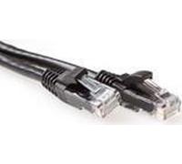 Atti Black 0,5 metri U/UTP CAT6A Cavo Patch SNAGless con connettori RJ45 CAT6A U/UTP SNAGLESS BK 0,50 m (IB2900) NEW