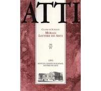 - Atti. Classe di Scienze Morali Lettere ed Arti. N.151, IV. Dall'indice: Loren