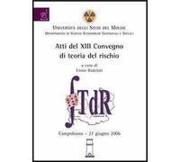 Atti del 13° Convegno di teoria del rischio
