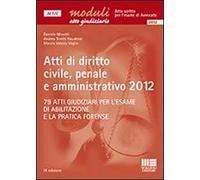 Atti di diritto civile, penale e amministrativo 2012