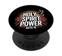 Atti di potere dello Spirito Santo 19 Culto cristiano Lode Arte PopSockets PopGrip Adesivo