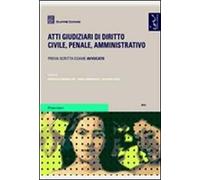 Atti giudiziari di diritto civile, penale, amministrativo
