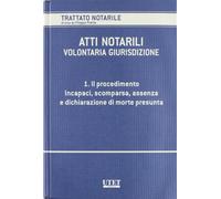 Atti notarili volontaria giurisdizione 1