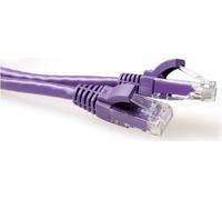 Atti Purple 3 metri U/UTP CAT6A Cavo Patch SNAGLE IN CONNETTORI RJ45. CAT6A U/UTP SNAGLESS PL 3.00M (IB2303) NEW