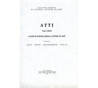 - Atti. tomo CXLIX. Classe di Scienze Morali, Lettere ed Arti.