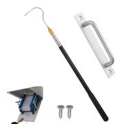 Attic Door Pull - Telescopic Ladder Rod, Pull Down Handle Tool, Comfortable | Telescopic Attic Ladder Rod - Pull Down Handle for Easy Access | Sturdy Door Pull Tool with Compact Storage and Comfortable