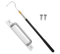 Attic Pull Down Hook - telescopica per scala, strumento per maniglie | Asta da soffitto, gancio ad alta portata, strumento telescopico per scale a soffitto, garage, casa