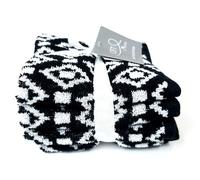 Attico Nero, Bianco Jacquard Cotone, Diamante Forma Bagno, 2 Mano, O 4 Salvietta