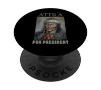 Attila Unno presidente umorismo divertente inoria regalo guerriero PopSockets PopGrip Adesivo