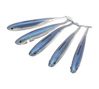 Attione della pesca morbida allata allargata esca di simulazione fatta per pescatore per il pescatore (Blu)