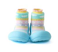 Attipas Attibebe Blue - 22.5 Scarpe primi passi bambini Bambine e bambini, Anti-scivolo, ergonomica