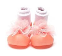 Attipas New Corsage Pink - Scarpe primi passi bambini Bambine e bambini, Anti-scivolo, ergonomica (21.5) (19)