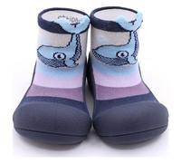 Attipas - Scarpe primi passi, modello Balena, blu, 21.5/23 EU Ancho