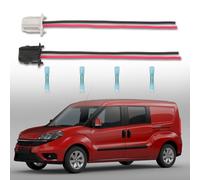 Attisfiera 2 x Raggio Resistenza Riscaldamento per Berlingo C4 Picasso Jumpy Doblo Grande Punto Linea 500 Panda 2 Corsa D Partner 2 Expert 2005-2012 55702441, 77366112 Connettori Spina Cavo Resistan