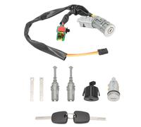 Attisfiera Neiman - Serratura antifurto per C3, barilotto per vano guanti e portello per carburante, con chiavi 4162AG 4162AH 9170T5, contattore di avviamento