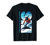 Attitash Mountain Cool Sci Vacanze Sciatore all'aperto Maglietta