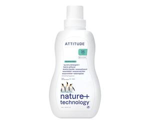 ATTITUDE 2-in-1 Laundry Detergent and Fabric Softener, Plant and Mineral-Based Ingredients, HE, Vegan Household Products, Mountain Essentials, 35 Loads, 1.05 Litres