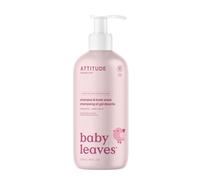 Attitude Baby Leaves 2 in 1 shampoo e lavaggio corpo senza profumo - 473 ml