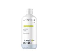 ATTITUDE Body Wash for Sensitive Skin, EWG Verified Shower Gel, Soothing Oat, Dermatologically Tested, Plant and Mineral-Based, Vegan Personal Care, Unscented, 473 mL