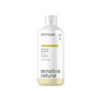 ATTITUDE Body Wash for Sensitive Skin with Oat and Argan Oil, EWG Verified, Dermatologically Tested, Vegan, 16 Fl Oz