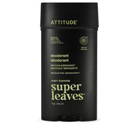 ATTITUDE Deodorante da uomo senza alluminio, 95% di ingredienti di origine naturale, certificato EWG, controllo degli odori a base di erbe, con bicarbonato, Matcha & Bergamotto, 75 g