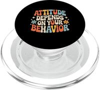 Attitude Depends On Your Behavior Personalità mentale - PopSockets PopGrip per MagSafe