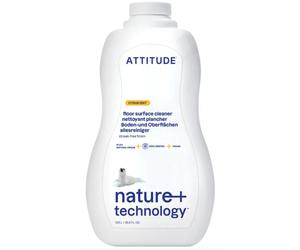 ATTITUDE Detergente naturale per pavimenti e legno, scorza di limone, 1040 ml