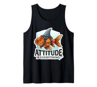 Attitude is Everything - Pinna di squalo con Pesci Rossi Canotta