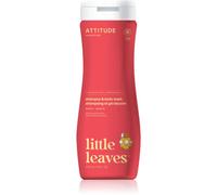 ATTITUDE Shampoo and Body Wash for Kids, EWG Verified, ingredienti a base di piante e minerali, ipoallergenici Vegan and Cruelty-Free, Vanilla & Pear, 16 Fl Oz