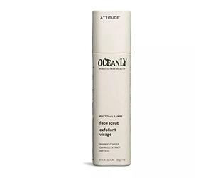 ATTITUDE Oceanly Face Scrub Stick, EWG Verified, Plastic-free, Plant and Mineral-Based Ingredients, Vegan and Cruelty-free Beauty Products, PHYTO CLEANSE, Unscented, 30 grams