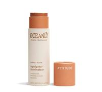 Attitude Oceanly Plastic Free Makeup illuminante in crema stick colore Sunset Glow 8.5 g