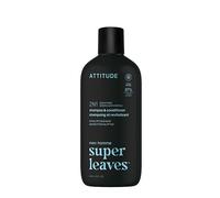 Attitude Shampoo E Balsamo Lenitivo Per Uomo 2 In 1 Super Leaves Eucalipto E Salvia 415 ml - Shampoo