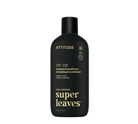 Attitude Shampoo E Balsamo Volumizzante 2 In 1 Per Uomo Super Leaves Amber & Citrus 415 ml - Shampoo e Balsamo 2 in 1