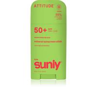 Attitude Sunly Kids Watermelon & Coco crema protettiva minerale per viso e corpo in stick SPF 50+ 60 g