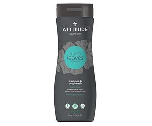 ATTITUDE Super Leaves 2 in 1 Shampoo & Gel doccia anti-forfora per uomini (1 x 473 ml)
