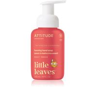 ATTITUDE Natural Foaming Hand Soap for Kids, Hypoallergenic Plant-Based Formula, Vegan & EWG Verified, Mango, 10 Fl Oz